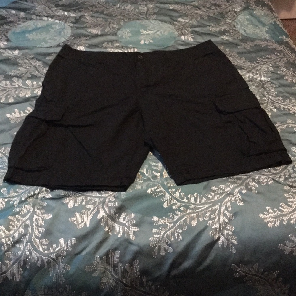 Black Cargo Shorts